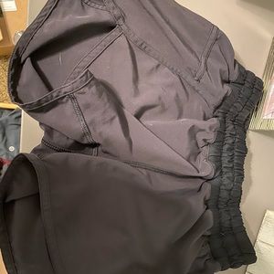 Black Lululemon size four shorts